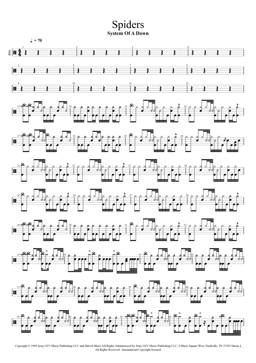 Spiders soad chords deals