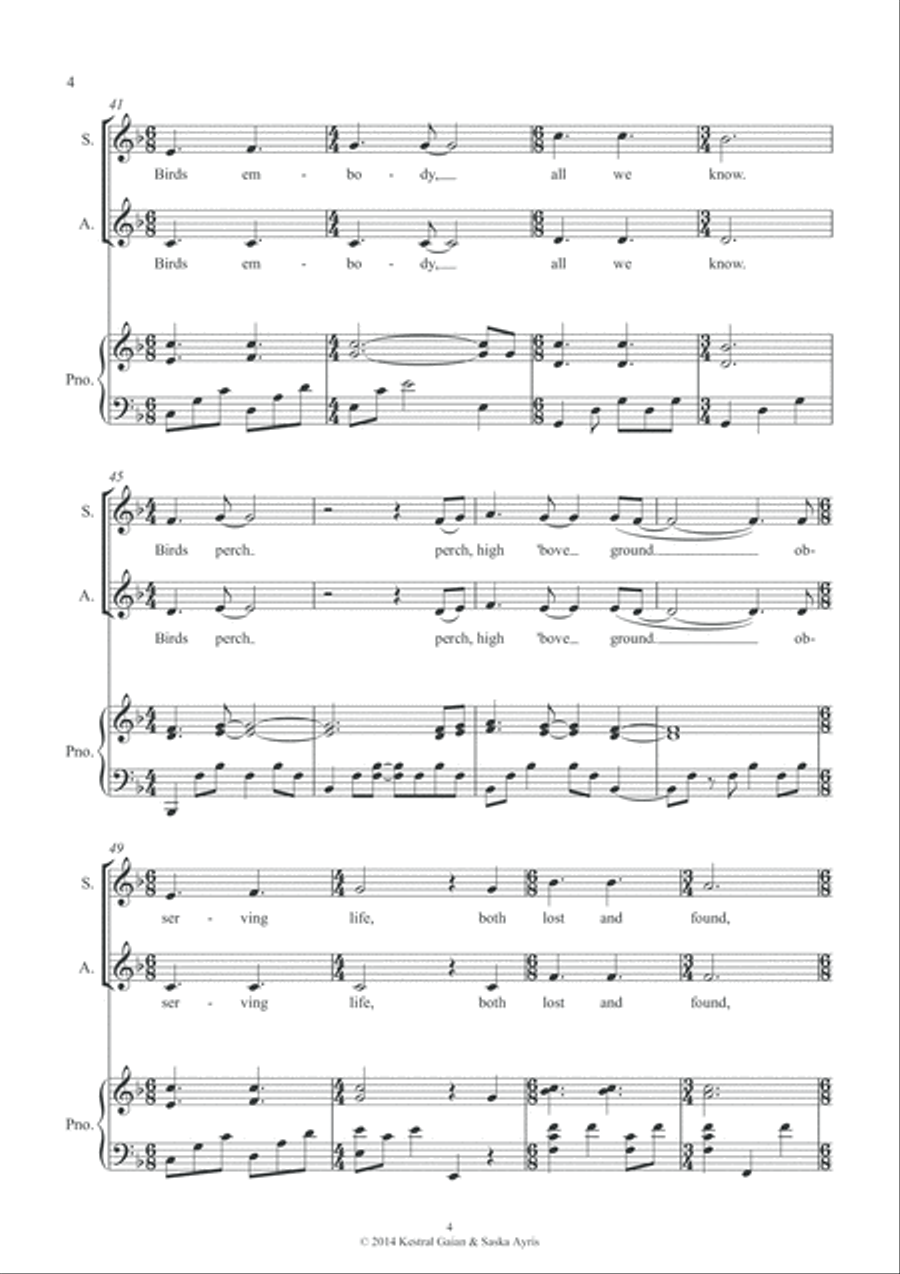 Birds and Humans SA scores gallery preview page 5