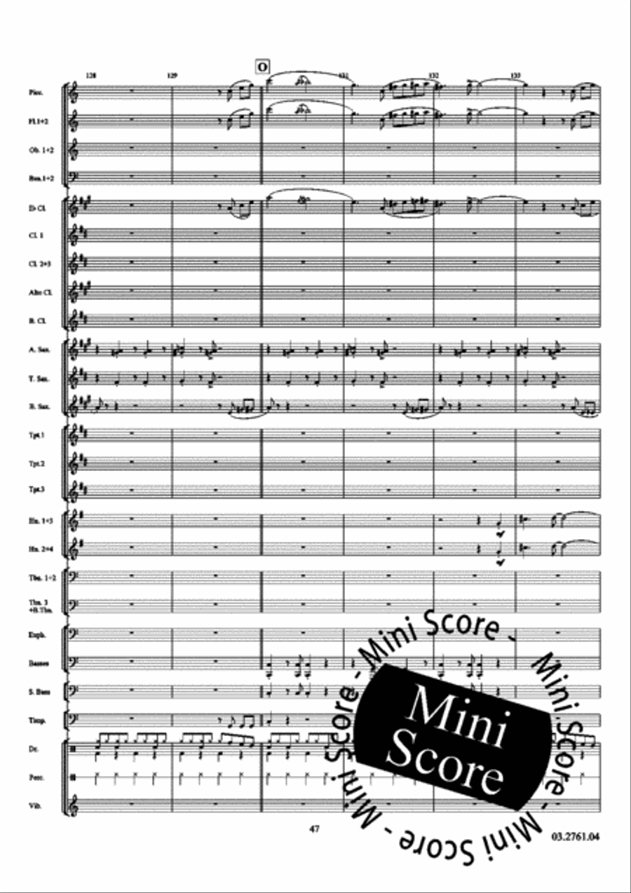 All Blue All Blue Concert Band scores gallery preview page 53
