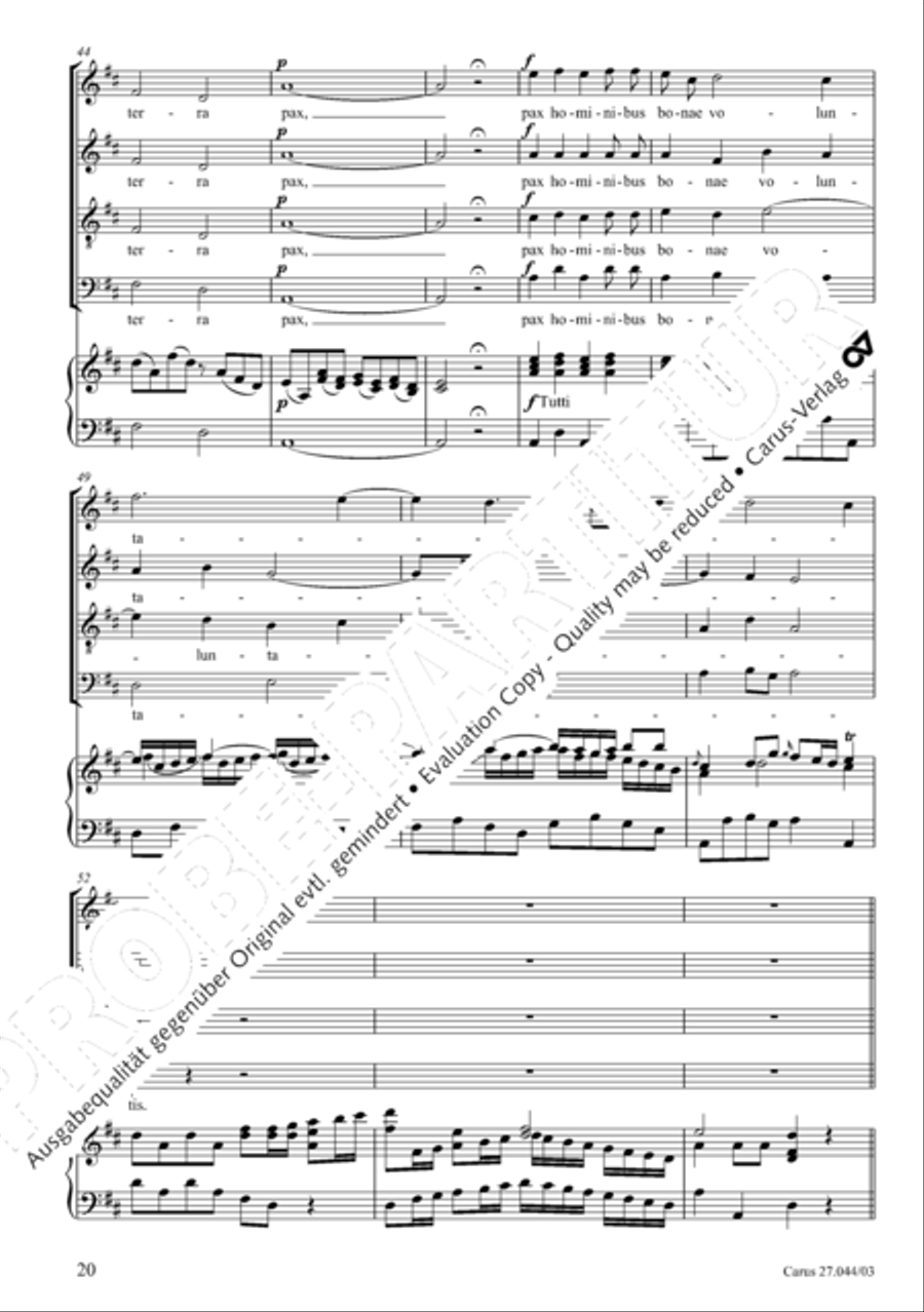 Messa per il Santissimo Natale 4-Part scores gallery preview page 21