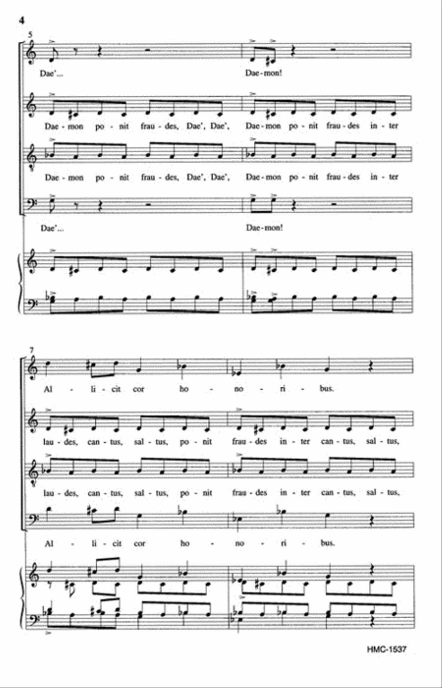 Daemon Irrepit Callidus 4-Part scores gallery preview page 3