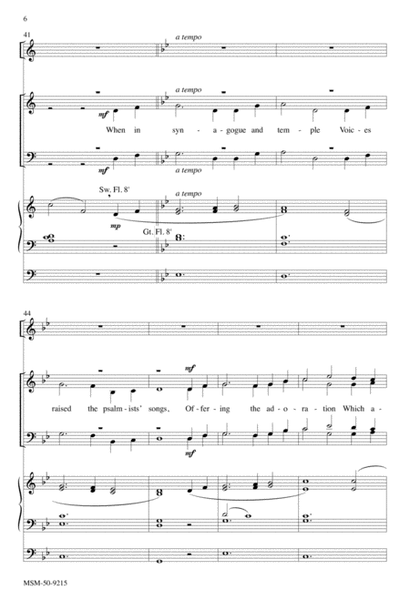 Lord, We Bring Our Gift of Music (Downloadable Choral Score)