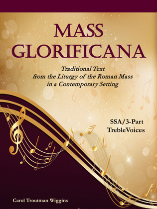 Book cover for Mass Glorificana (Traditional Text from the Liturgy of the Roman Mass in a Contemporary Setting) SSA