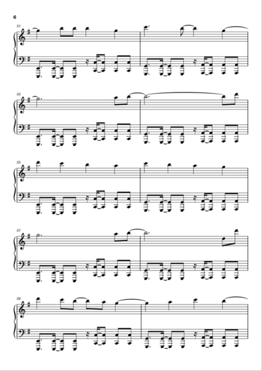 We Found Love Piano Solo scores gallery preview page 6