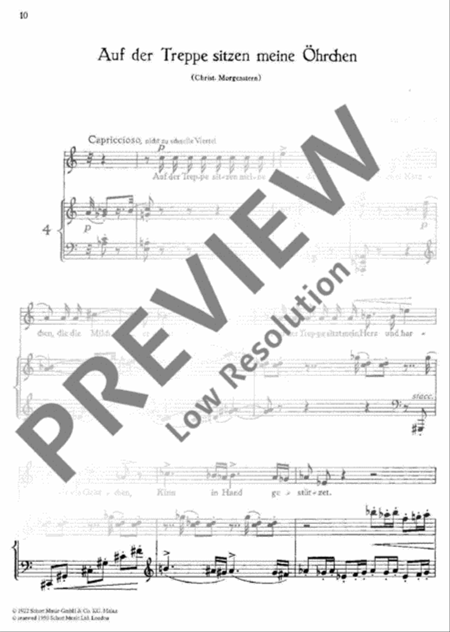 Songs with piano Soprano Voice scores gallery preview page 11