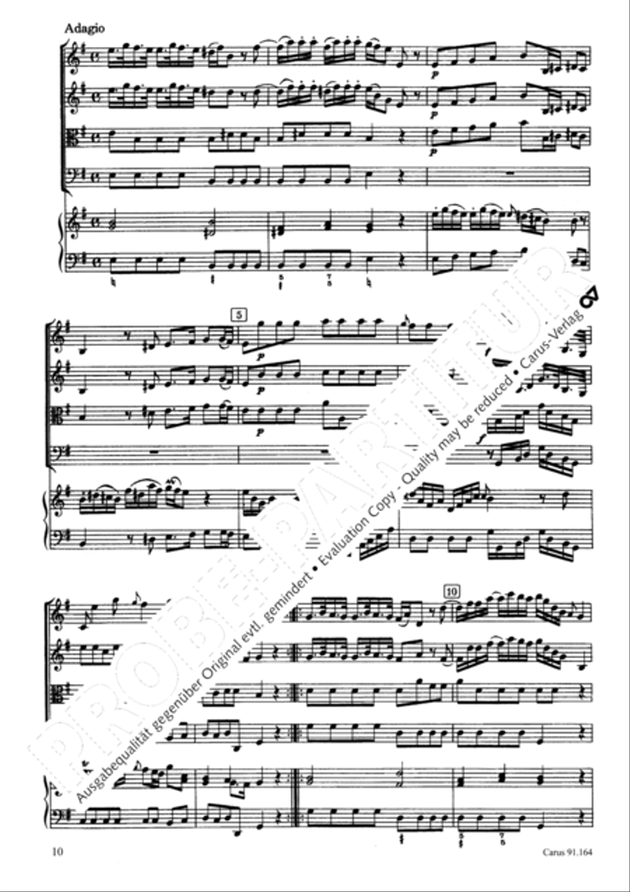 Concerto in G-Dur Cello scores gallery preview page 13