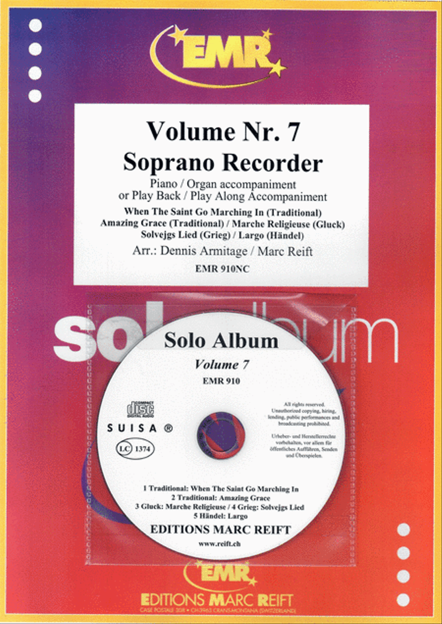 Solo Album Volume 07 Soprano Recorder scores gallery preview page 1