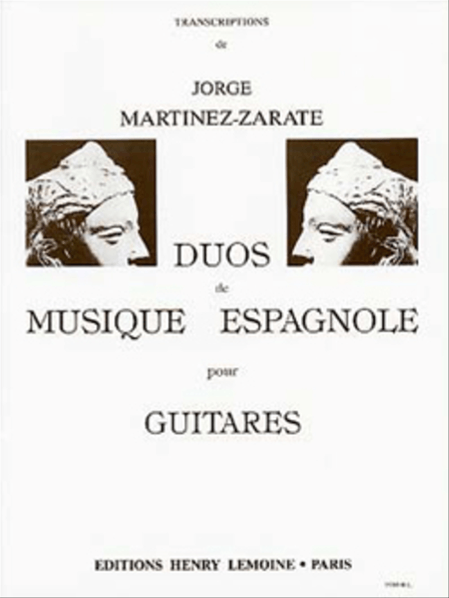 Duos De Musique Espagnole Acoustic Guitar scores gallery preview page 1