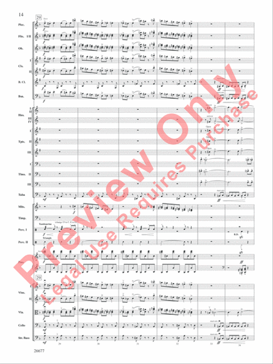Star Wars Epic -- Part II, Suite from the Full Orchestra scores gallery preview page 15
