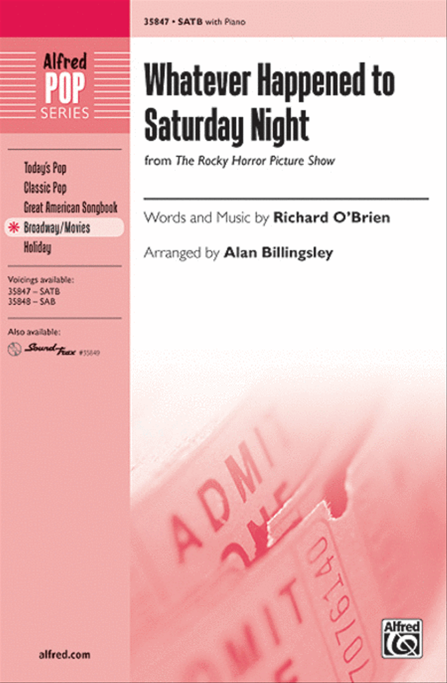 Whatever Happened to Saturday Night 4-Part scores gallery preview page 1