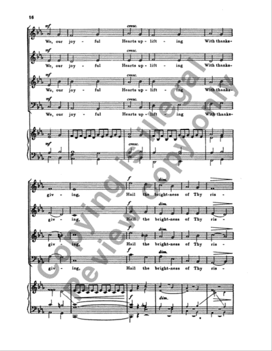 Behold a Star from Jacob Shining 4-Part scores gallery preview page 34