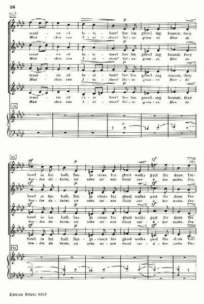 4 Songs for Women's Chorus Op. 17