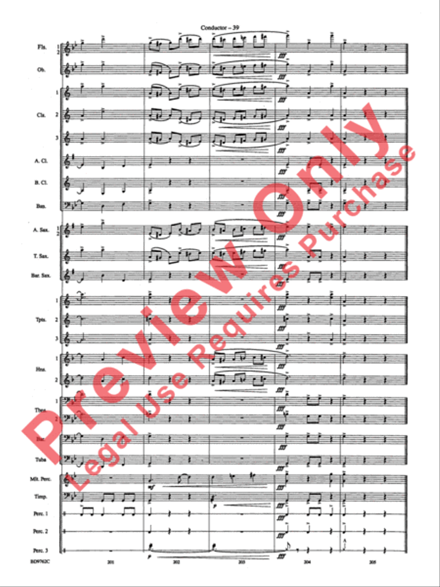 By Loch and Mountain Concert Band scores gallery preview page 42
