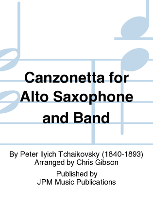 Canzonetta for Alto Saxophone and Band