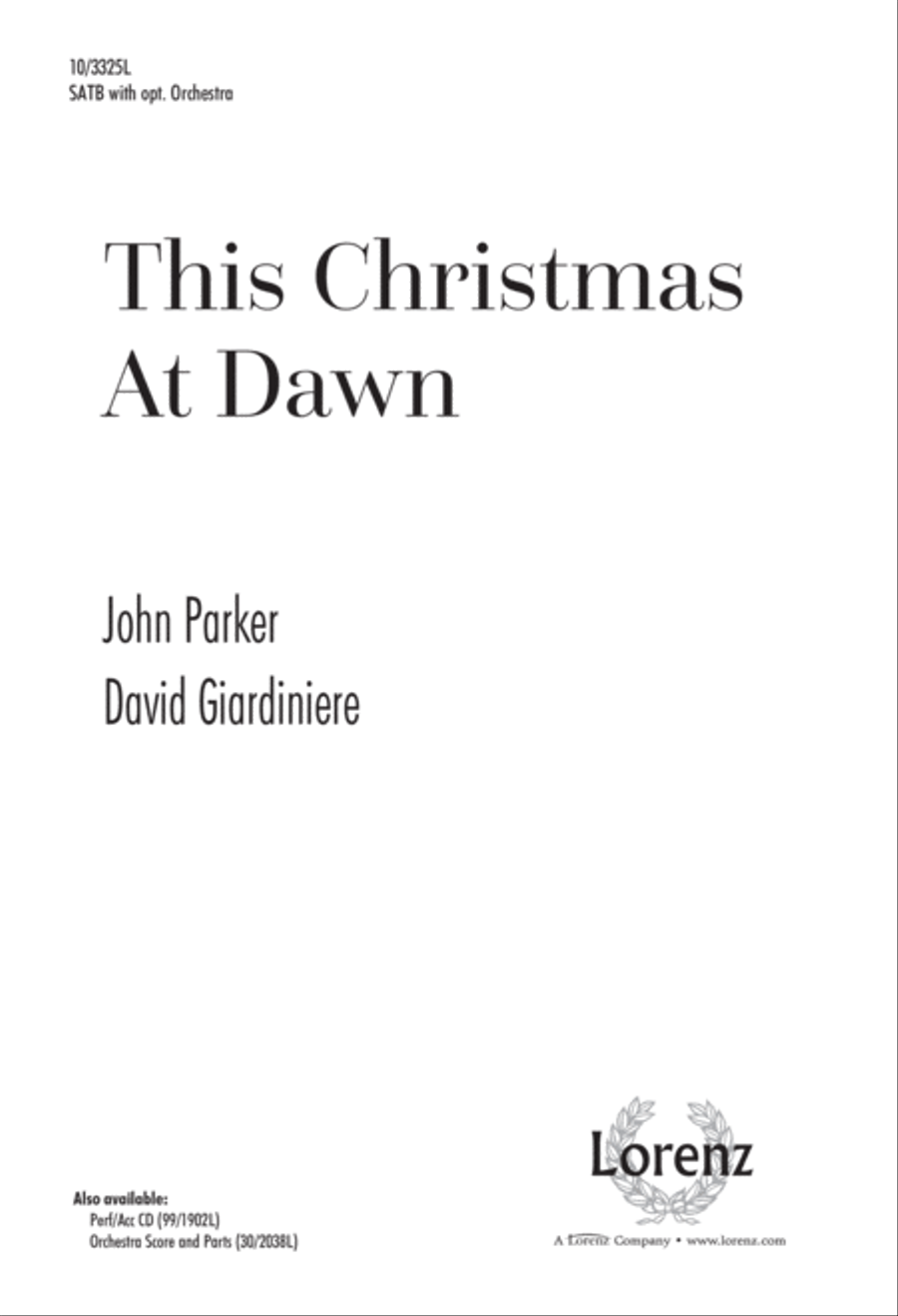 This Christmas at Dawn This Christmas at Dawn 4-Part scores gallery preview page 1