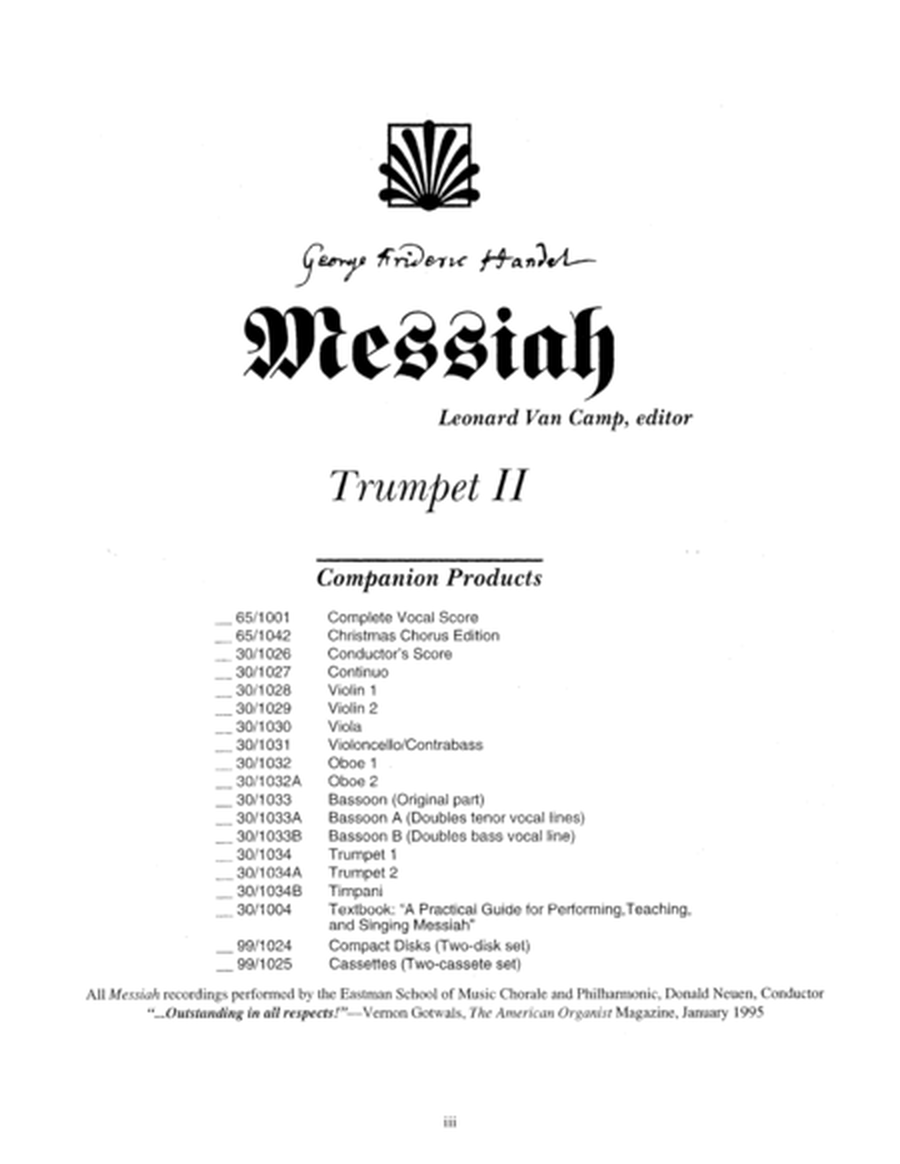 Messiah - Trumpet II