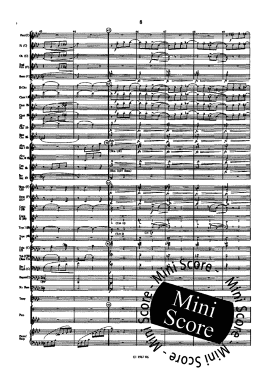 Chanson de Matin Concert Band scores gallery preview page 12