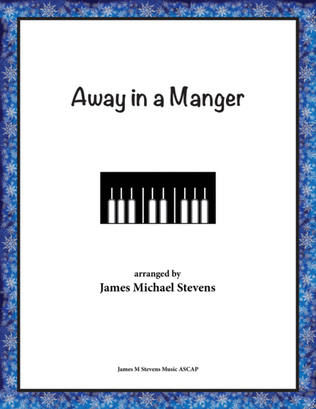 Book cover for Away in a Manger - Quiet Christmas Piano