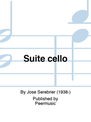 Book cover for Suite cello