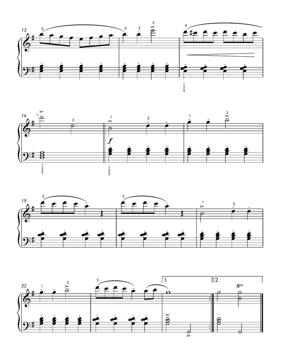 Rage Over a Lost Penny (Easy Solo with Music History Lesson) Piano Method scores gallery preview page 3