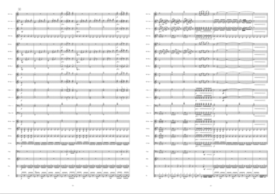 Take On Me Fanfare Band scores gallery preview page 4