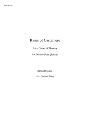 Book cover for The Rains Of Castamere