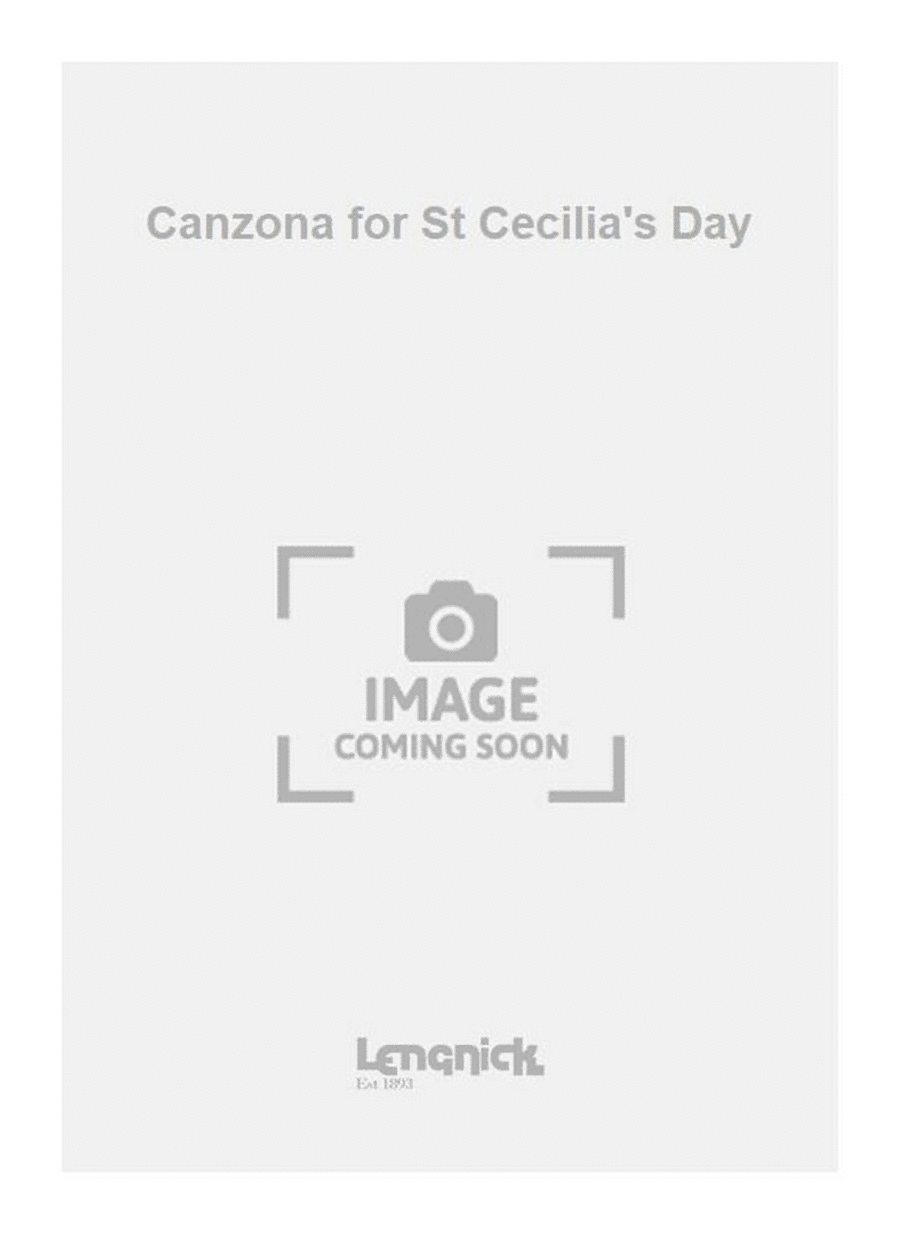 Canzona for St Cecilia's Day Brass Ensemble scores gallery preview page 1