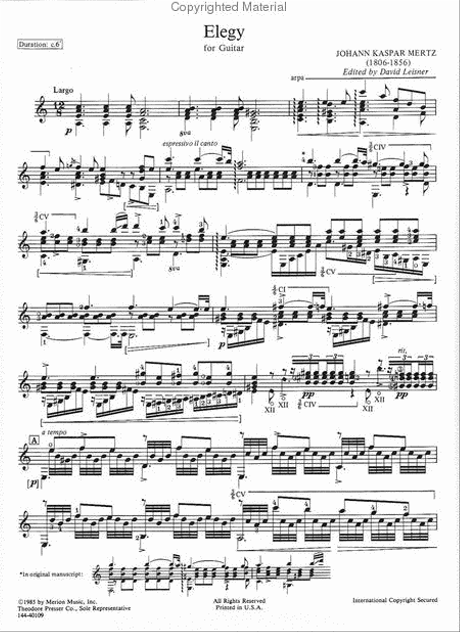 Elegy Chamber Music scores gallery preview page 2