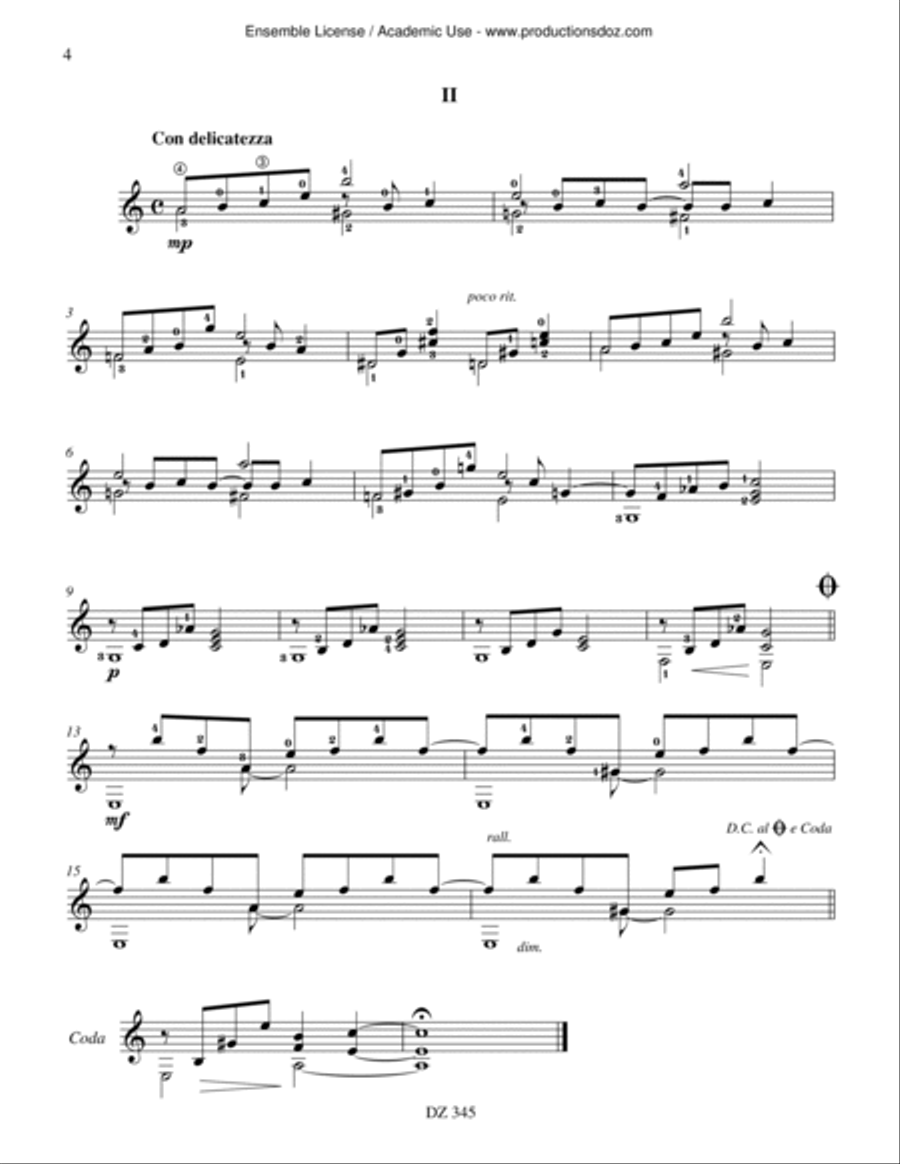 24 Microclimats Classical Guitar scores gallery preview page 4