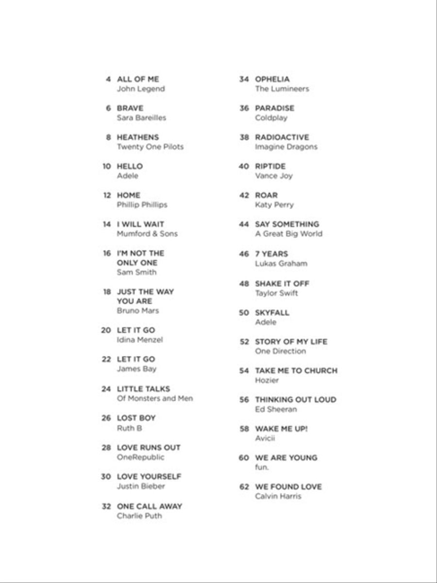 Pop Hits for Violin Duet String Duet scores gallery preview page 2