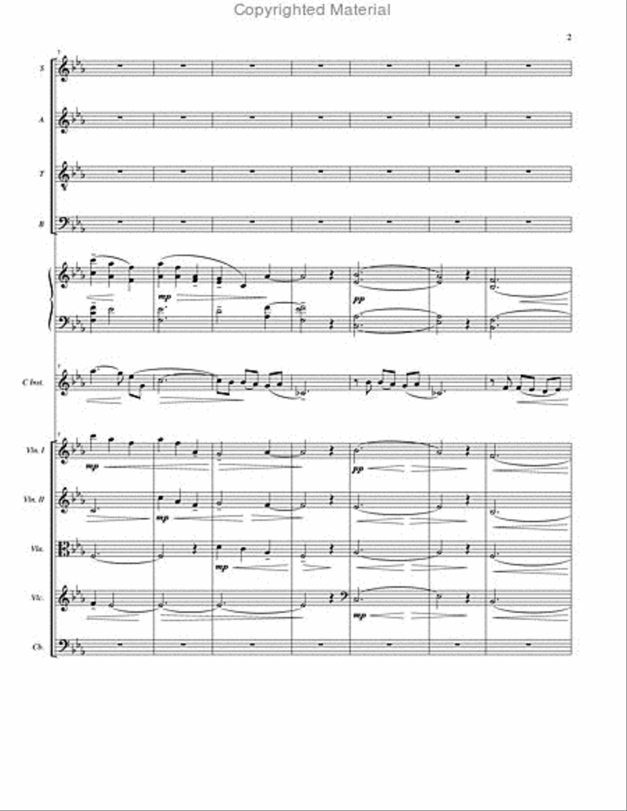 Splendor in the Grass - Full Score and Parts Divisi scores gallery preview page 3