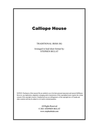 Calliope House (Irish Jig) - Lead sheet in (key of C#)
