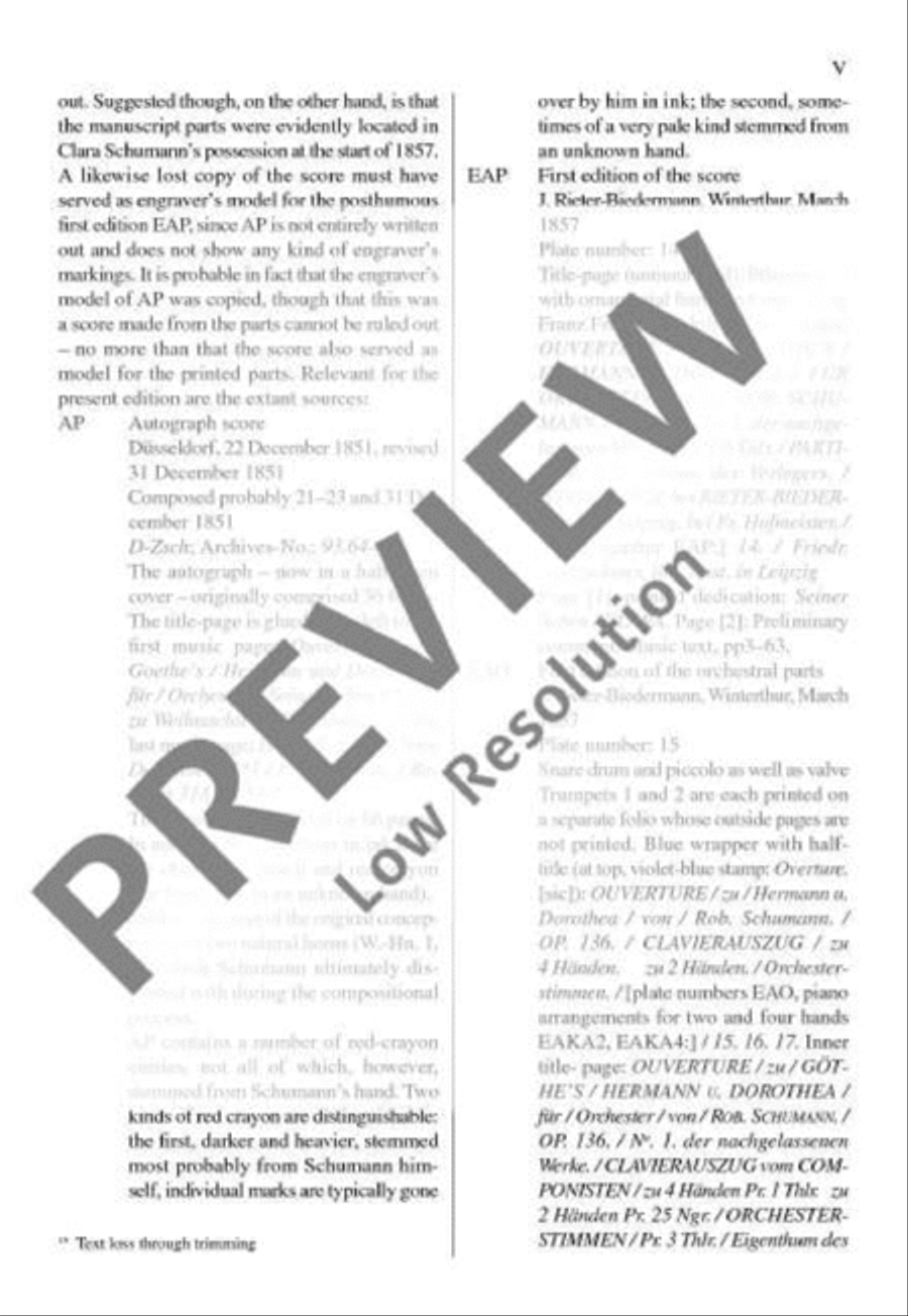 Overture zu Goethes Hermann und Dorothea Orchestra scores gallery preview page 6