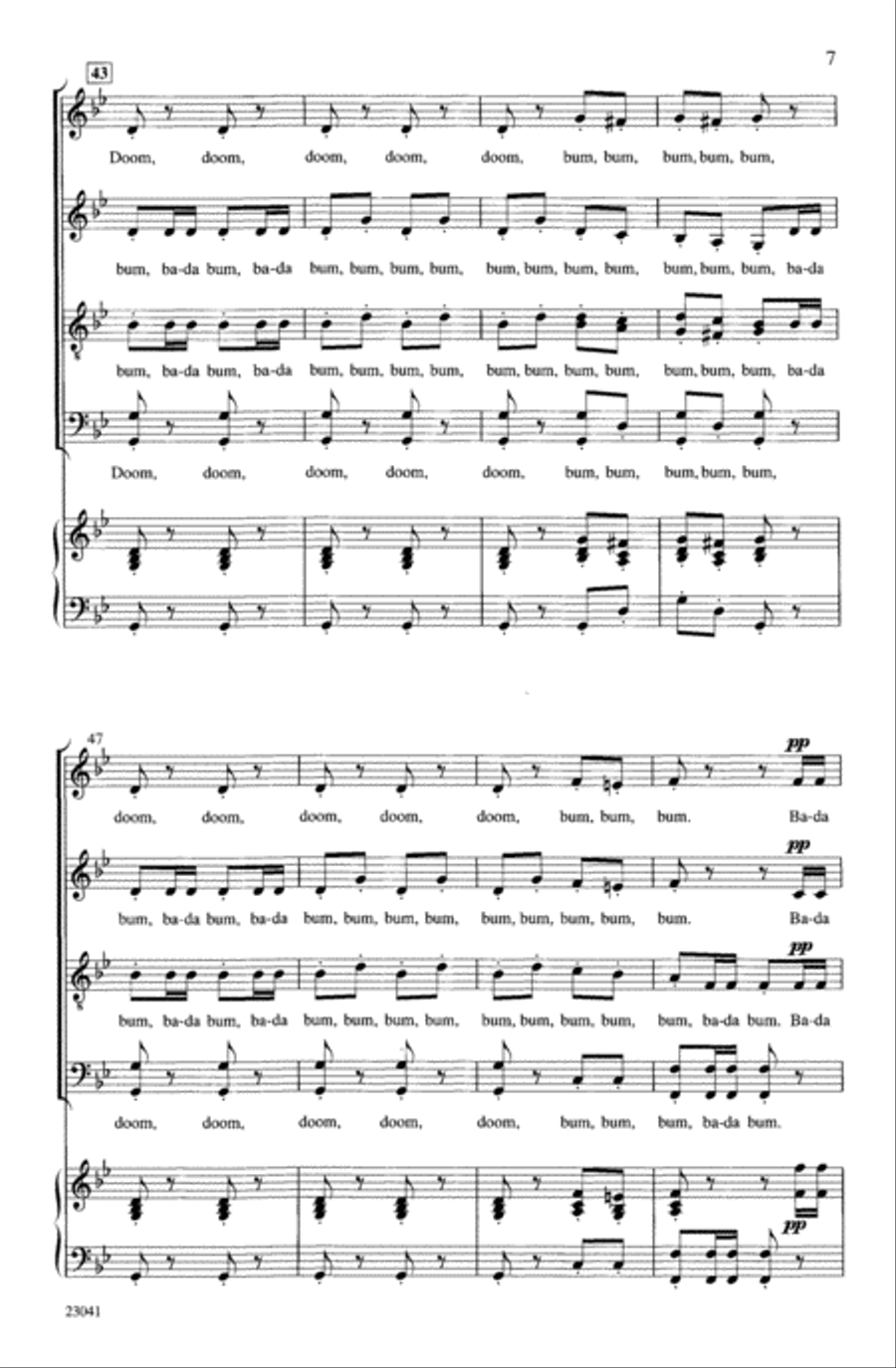 William Tell Overture A Cappella scores gallery preview page 6