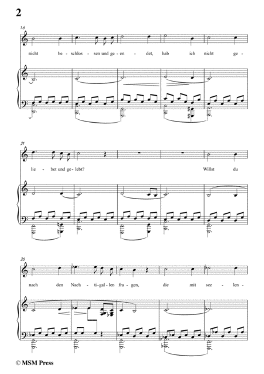 Schubert-Thekla: Eine Geisterstimme(Thekla: A Spirit Voice),D.595,in c minor,for Voice&Piano Voice scores gallery preview page 4