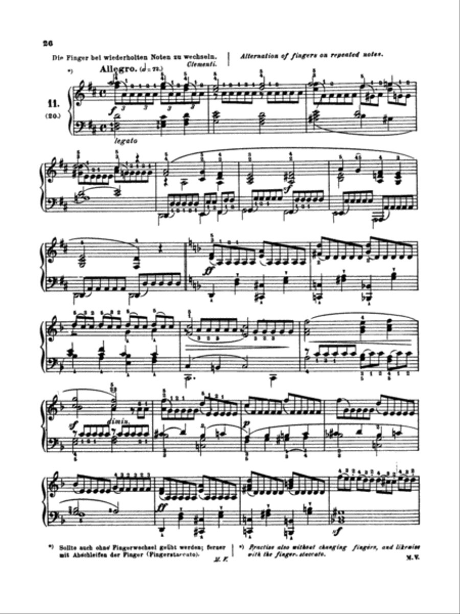 Clementi: Gradus ad Parnassum (Volume I) Piano Solo scores gallery preview page 1