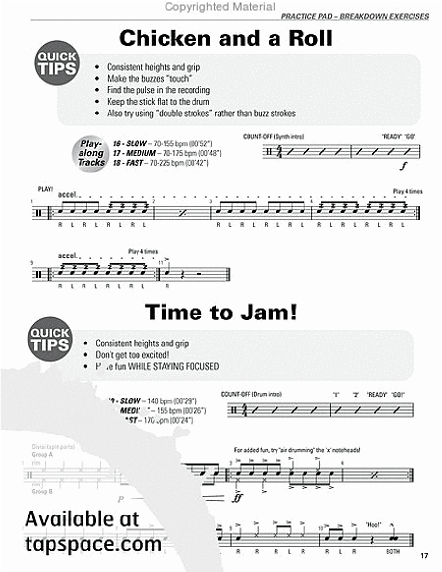 Five Minute Drill Percussion scores gallery preview page 18