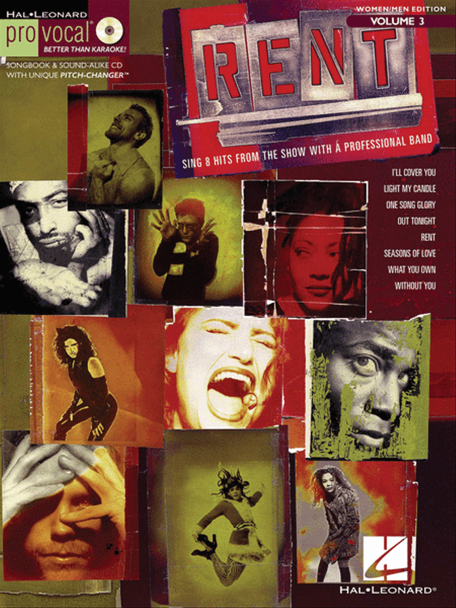 Rent (Pro Vocal Women/Men Edition Vol. 3)