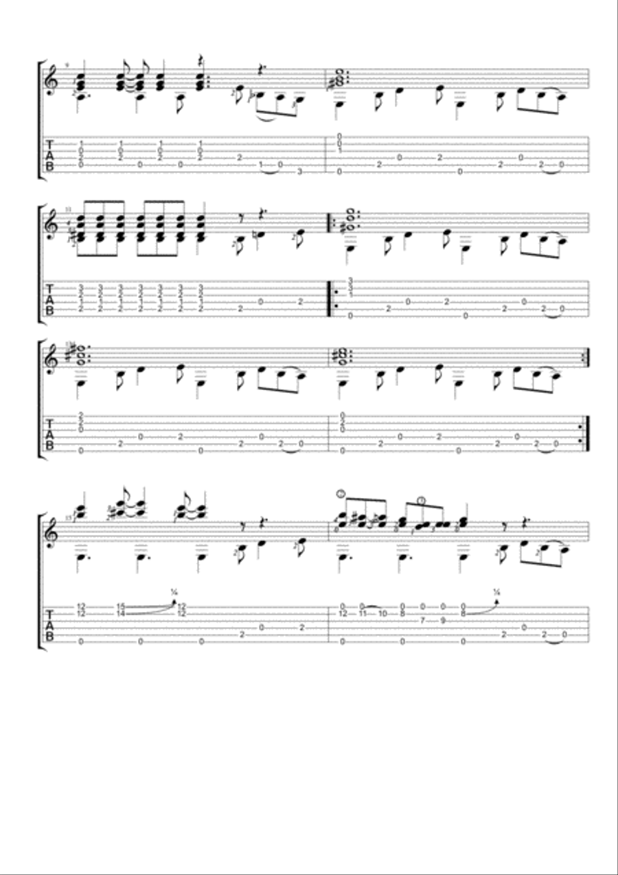 Blues Electric Guitar scores gallery preview page 2