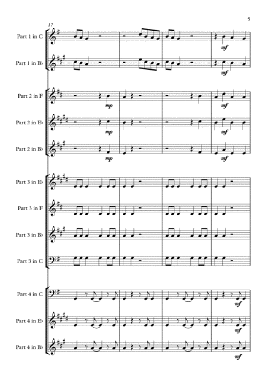 Shake It Off Shake It Off Small Ensemble scores gallery preview page 5