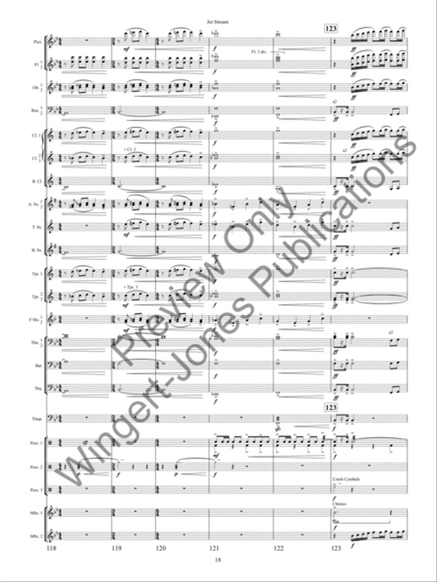 Jet Stream Concert Band scores gallery preview page 21