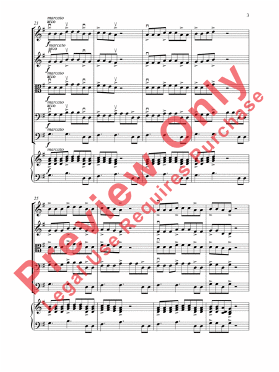 Chilli Salsa String Orchestra scores gallery preview page 5
