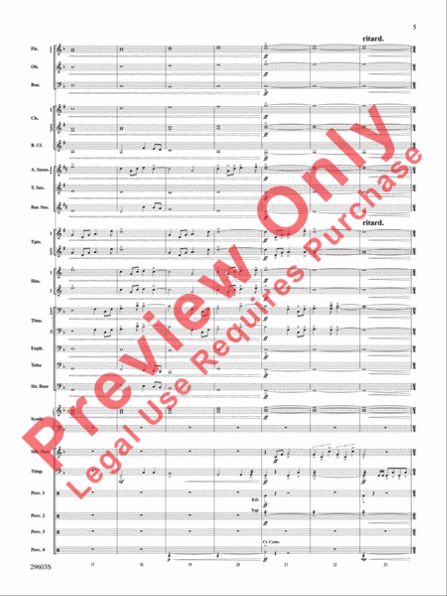 Dillon's Flight Concert Band scores gallery preview page 6