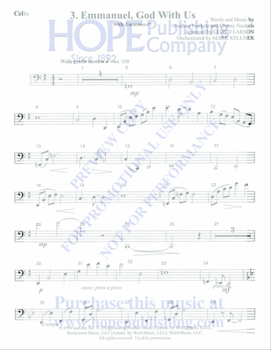 Emmanuel Emmanuel Orchestra scores gallery preview page 364