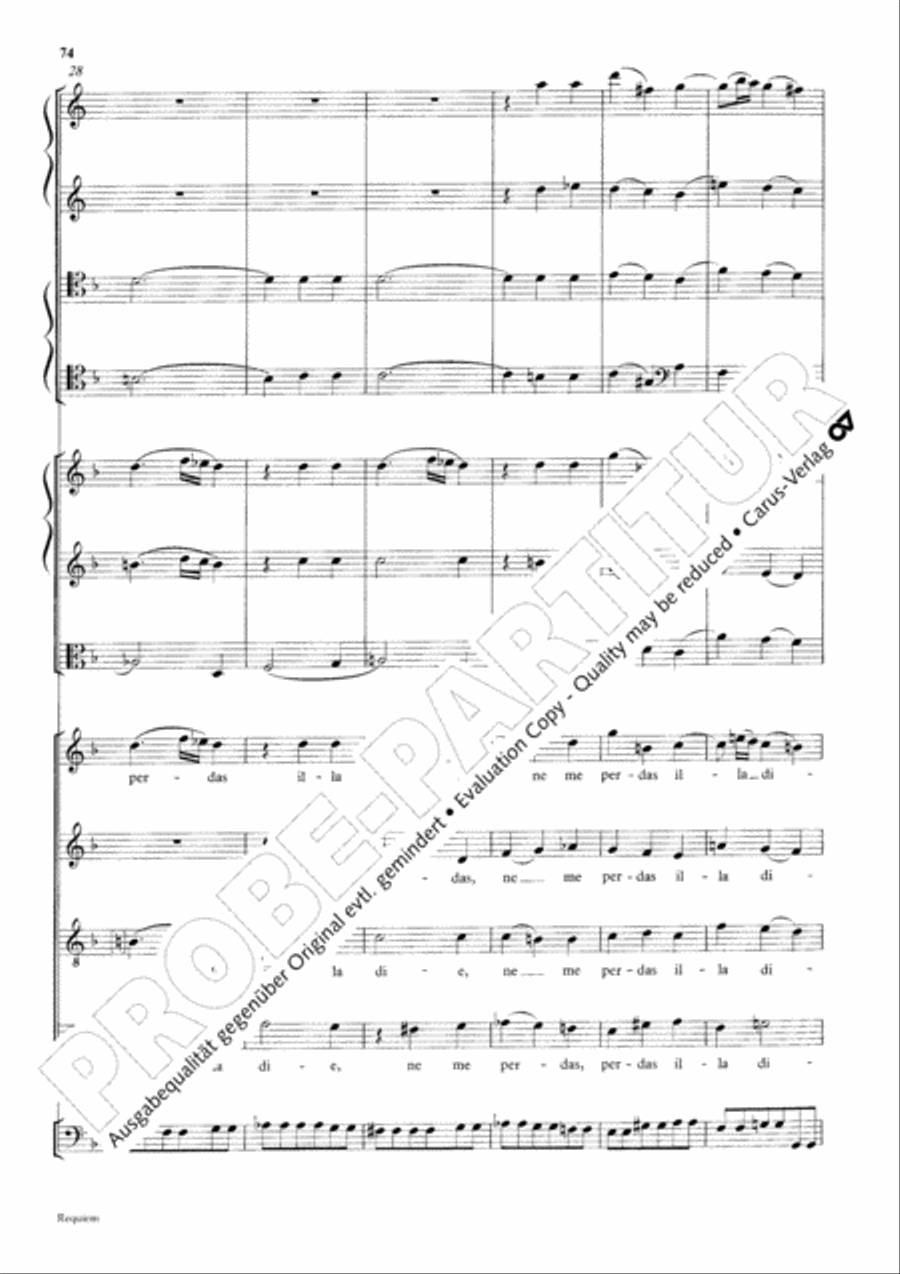 Requiem Requiem 4-Part scores gallery preview page 82