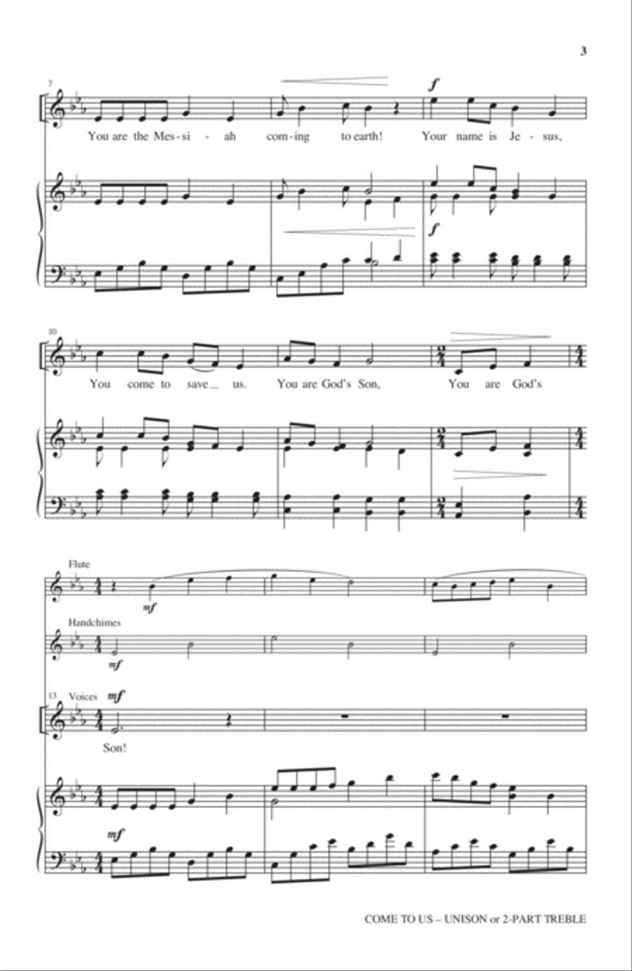 Come To Us 2-Part scores gallery preview page 2