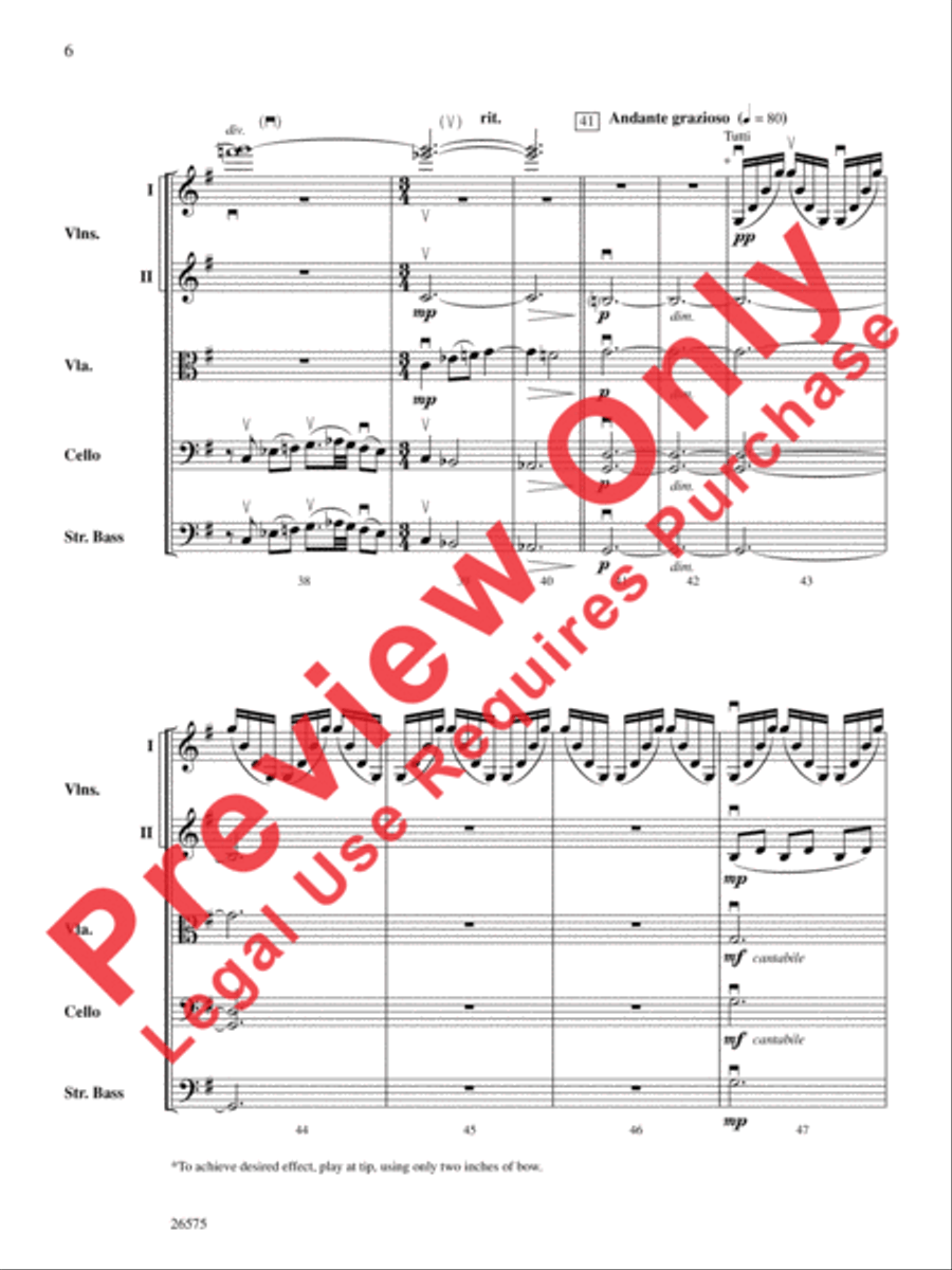 Of Glorious Plumage String Orchestra scores gallery preview page 7