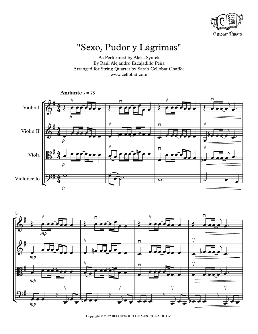 Sexo, Pudor Y Lagrimas