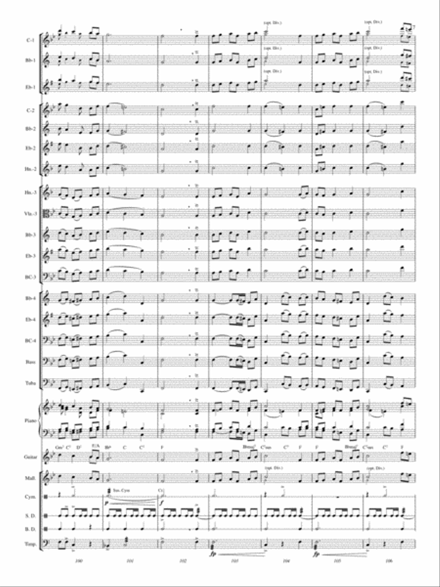 A Festival of Hymns A Festival of Hymns Concert Band scores gallery preview page 16
