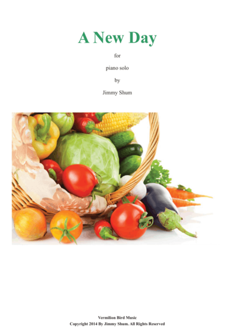 A New Day Piano Solo scores gallery preview page 1